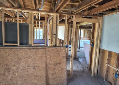 Interior Framing view of 28 Pearl Street, Black Mountain NC