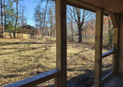 Front Porch view from 28 Pearl Street, Black Mountain NC